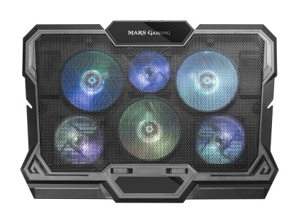 Mars Gaming MNBC4 Notebook Cooler con 6 Ventole RGB
