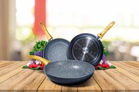 Aeternum Set Tris Padelle 20/24/28cm Madame Wood Petravera Plus