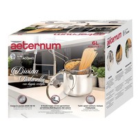 Aeternum Pentola Divina Speciale Pastarella con Doppio Cestello 6lt 22cm