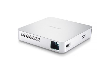 videoproiettori Aiptek MobileCinema i70 Proiettore portatile 70ANSI lumen DLP WVGA (854x480) Argento videoproiettore