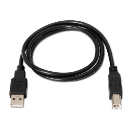 AISENS A101-0006 cavo USB 1,8 m USB 2.0 USB A USB B Nero