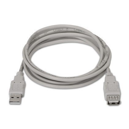 AISENS A101-0012 cavo USB 1 m USB 2.0 USB A Beige