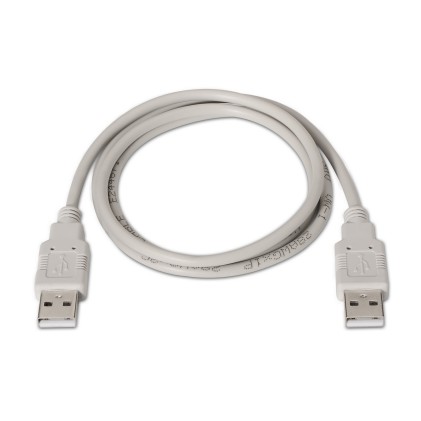 AISENS A101-0021 cavo USB 1 m USB 2.0 USB A Beige