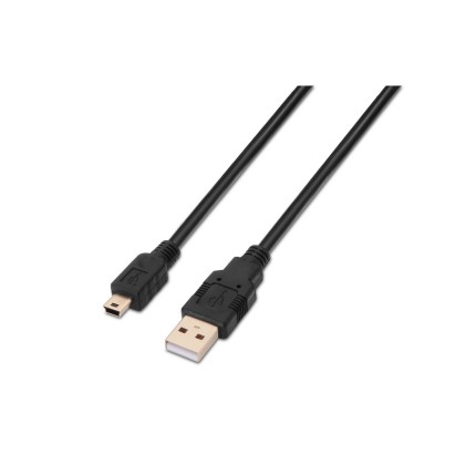 AISENS A101-0023 cavo USB 0,5 m USB 2.0 USB A Mini-USB B Nero