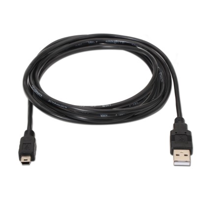 AISENS A101-0024 cavo USB 1 m USB 2.0 USB A Mini-USB B Nero