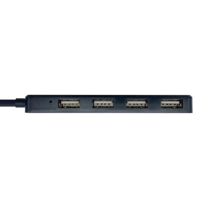 AISENS A104-0402 hub di interfaccia USB 2.0 480 Mbit/s Nero