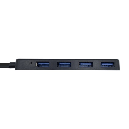 AISENS A106-0399 hub di interfaccia USB 3.2 Gen 1 (3.1 Gen 1) Type-A 5000 Mbit/s Nero