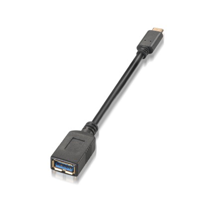 AISENS A107-0062 cavo USB 0,15 m USB 3.2 Gen 1 (3.1 Gen 1) USB C USB A Nero