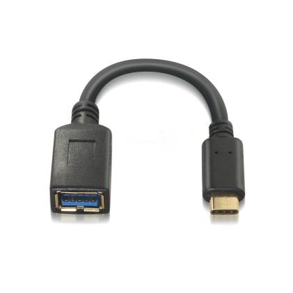 AISENS A107-0062 cavo USB 0,15 m USB 3.2 Gen 1 (3.1 Gen 1) USB C USB A Nero