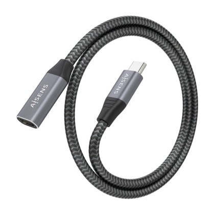 AISENS A107-0760 cavo USB 0,5 m USB 3.2 Gen 2x2 USB C Grigio
