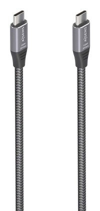 AISENS A107-0875 cavo USB USB 3.2 Gen 2x2 3 m USB C Grigio