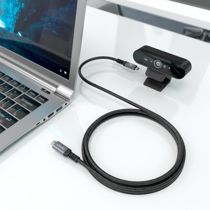 AISENS A107-0988 cavo USB USB 3.2 Gen 2x2 3 m USB C Nero