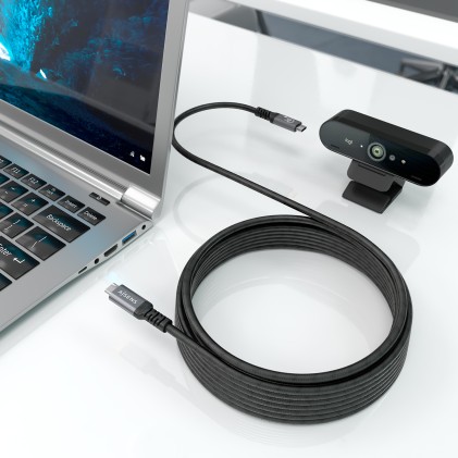 AISENS A107-0992 cavo USB USB 3.2 Gen 1 (3.1 Gen 1) 10 m USB C Nero