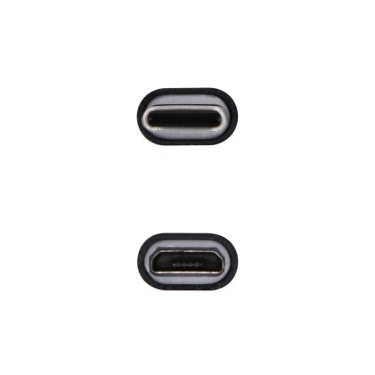 AISENS A108-0414 adattatore per inversione del genere dei cavi USB С Micro-USB B Nero