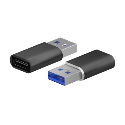 AISENS A108-0678 adattatore per inversione del genere dei cavi USB Type-C USB tipo A Nero
