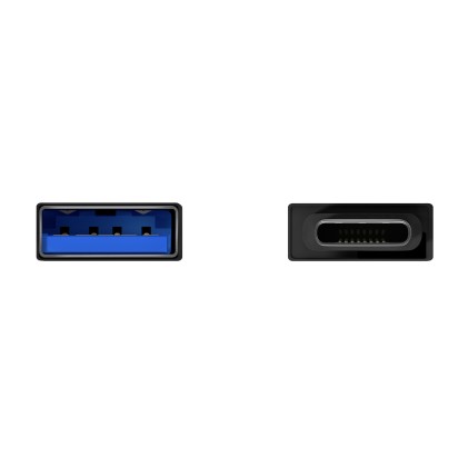 AISENS A108-0717 adattatore per inversione del genere dei cavi USB-C USB-A Nero