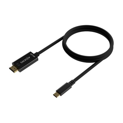 AISENS A109-0623 cavo e adattatore video 0,8 m USB tipo-C HDMI tipo A (Standard) Nero