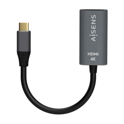 AISENS A109-0683 cavo e adattatore video 0,15 m USB tipo-C HDMI tipo A (Standard) Grigio