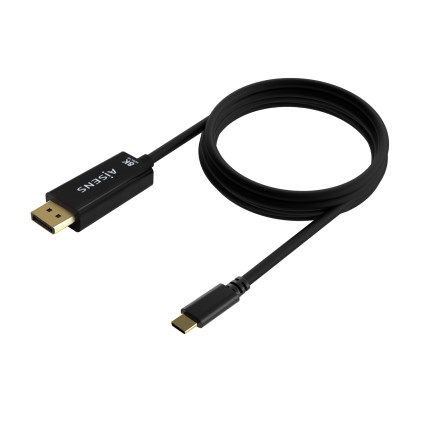 AISENS A109-0689 cavo e adattatore video 1,8 m USB tipo-C DisplayPort Nero