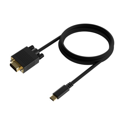 AISENS A109-0693 cavo e adattatore video 1,8 m USB tipo-C VGA (D-Sub) Nero