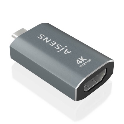 AISENS A109-0862 adattatore per inversione del genere dei cavi HDMI A USB C Grigio