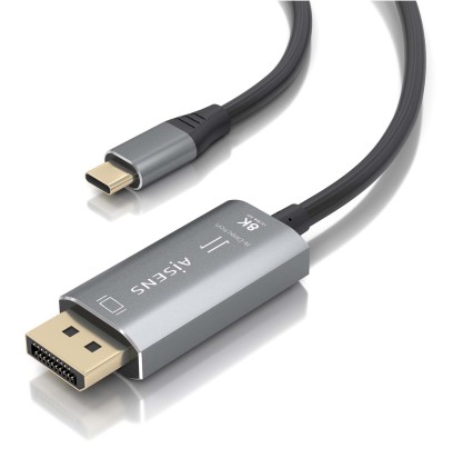 AISENS A109-0880 cavo e adattatore video 1,8 m USB tipo-C DisplayPort Nero
