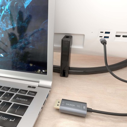 AISENS A109-0880 cavo e adattatore video 1,8 m USB tipo-C DisplayPort Nero