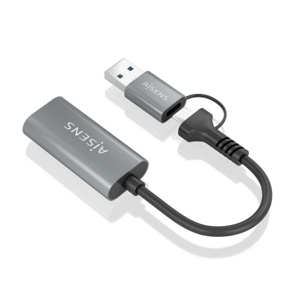 AISENS A109-0913 adattatore grafico USB 1920 x 1080 Pixel Grigio