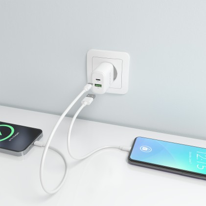 AISENS A110-0909 Caricabatterie per dispositivi mobili Universale Bianco AC Ricarica rapida Interno