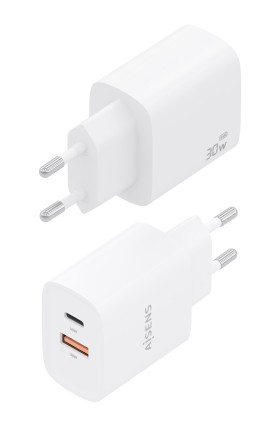 AISENS A110-0952 Caricabatterie per dispositivi mobili Universale Bianco AC Ricarica rapida Interno