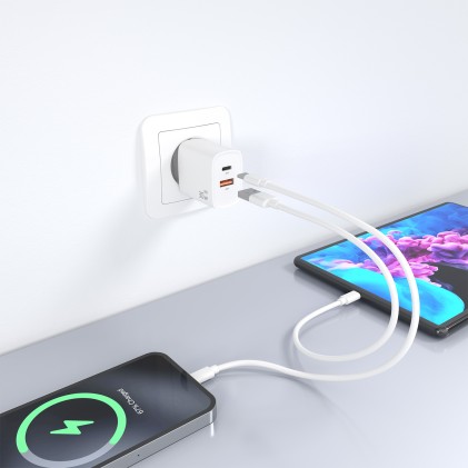 AISENS A110-0952 Caricabatterie per dispositivi mobili Universale Bianco AC Ricarica rapida Interno