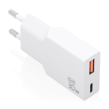 AISENS A110-1002 Caricabatterie per dispositivi mobili Smartphone, Telefono cellulare, Tablet, GPS, MP3, MP4, Console portatile, Universale Bianco AC Ricarica rapida Interno