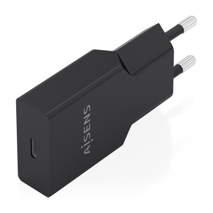 AISENS A110-1004 Caricabatterie per dispositivi mobili Smartphone, Telefono cellulare, Tablet, GPS, MP3, MP4, Console portatile, Universale Nero AC Ricarica rapida Interno