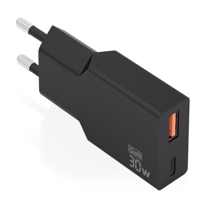 AISENS A110-1005 Caricabatterie per dispositivi mobili Smartphone, Telefono cellulare, Tablet, GPS, MP3, MP4, Console portatile, Universale Nero AC Ricarica rapida Interno