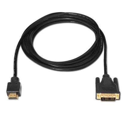 AISENS A117-0090 cavo e adattatore video 1,8 m HDMI tipo A (Standard) DVI 18+1 Nero