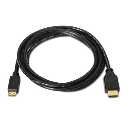 AISENS A119-0115 cavo HDMI 3 m HDMI tipo A (Standard) HDMI Type C (Mini) Nero