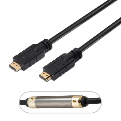 AISENS A120-0375 cavo HDMI 25 m HDMI tipo A (Standard) Nero