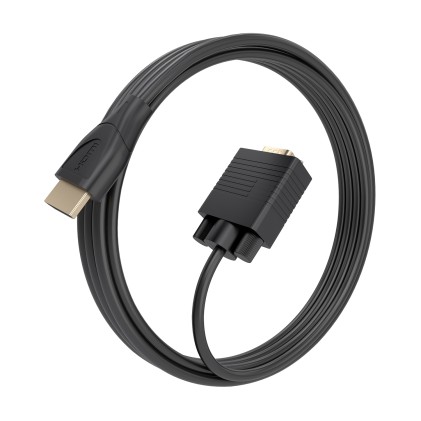 AISENS A122-1012 cavo e adattatore video 2 m HDMI tipo A (Standard) VGA (D-Sub) Nero