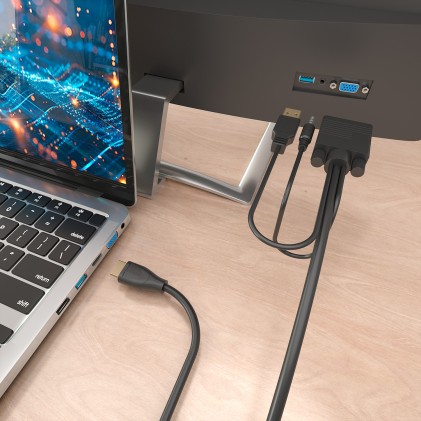 AISENS A122-1013 cavo e adattatore video 1 m HDMI tipo A (Standard) VGA (D-Sub) + 3.5mm + USB Type-A Nero