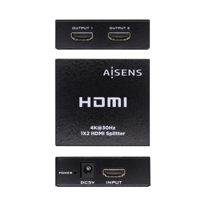 AISENS A123-0506 ripartitore video HDMI 2x HDMI