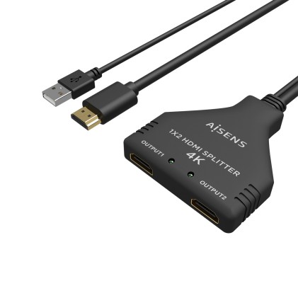 AISENS A123-0654 ripartitore video HDMI 2x HDMI