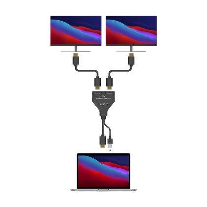 AISENS A123-0654 ripartitore video HDMI 2x HDMI