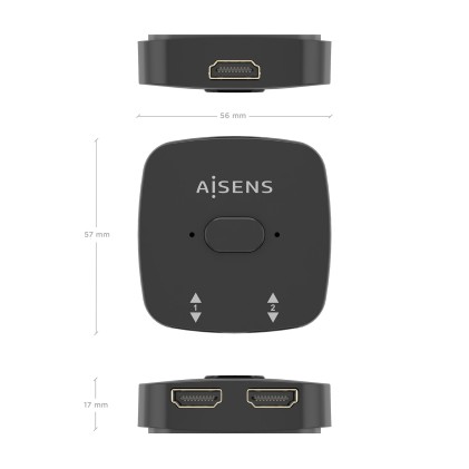 AISENS A123-0948 conmutador de vídeo HDMI