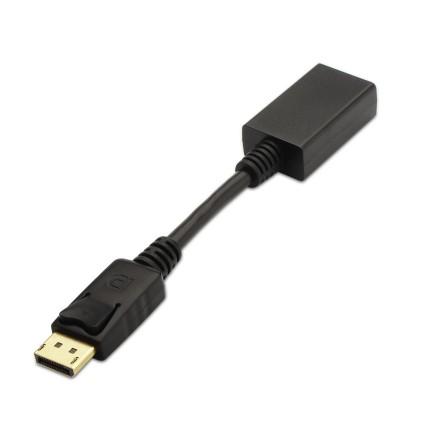 AISENS A125-0134 cavo e adattatore video 0,15 m DisplayPort HDMI Nero