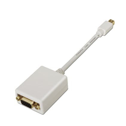 AISENS A125-0136 cavo e adattatore video 0,15 m Mini DisplayPort VGA Bianco