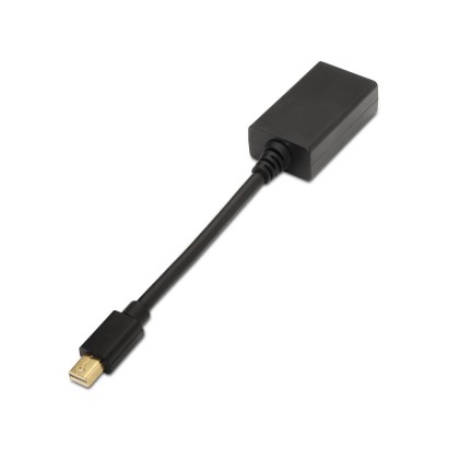 AISENS A125-0137 cavo e adattatore video 0,15 m Mini DisplayPort HDMI Nero