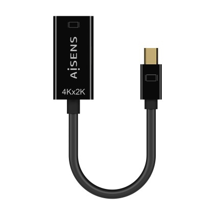 AISENS A125-0643 cavo e adattatore video 0,15 m Mini DisplayPort HDMI tipo A (Standard) Nero