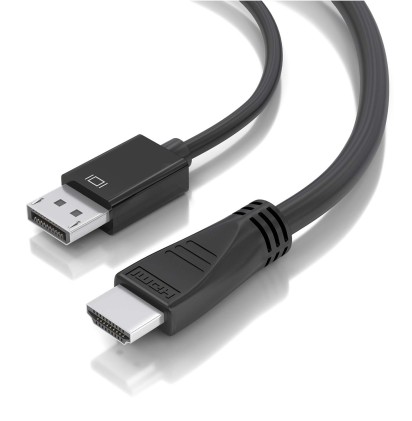 AISENS A125-0896 cavo e adattatore video 5 m DisplayPort HDMI tipo A (Standard) Nero