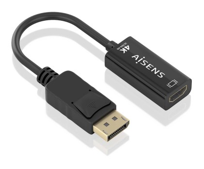 AISENS A125-0905 cavo e adattatore video 0,15 m DisplayPort HDMI tipo A (Standard) Nero
