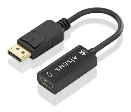 AISENS A125-0905 cavo e adattatore video 0,15 m DisplayPort HDMI tipo A (Standard) Nero